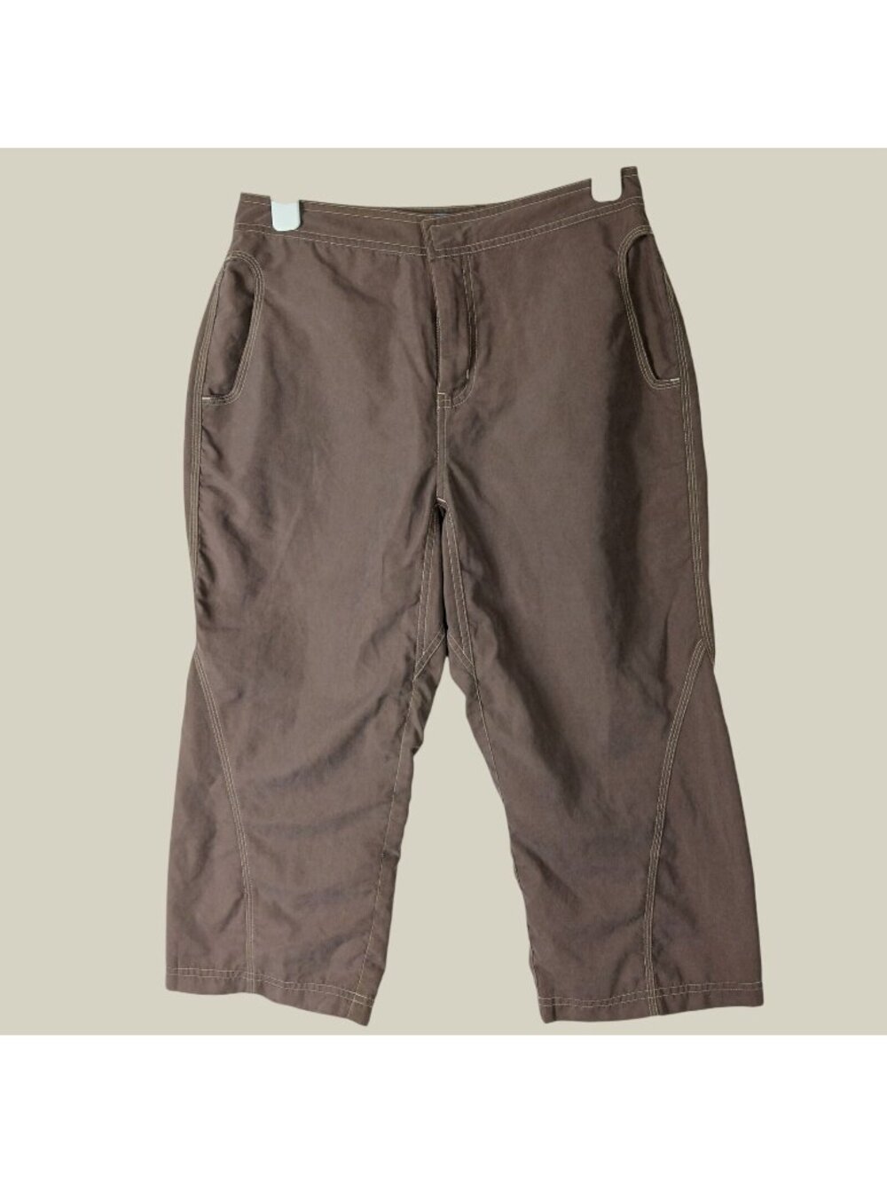 Marmot Hiking Capri Pants Womens 6 Brown Trail Outdoor Trek Granola Girl